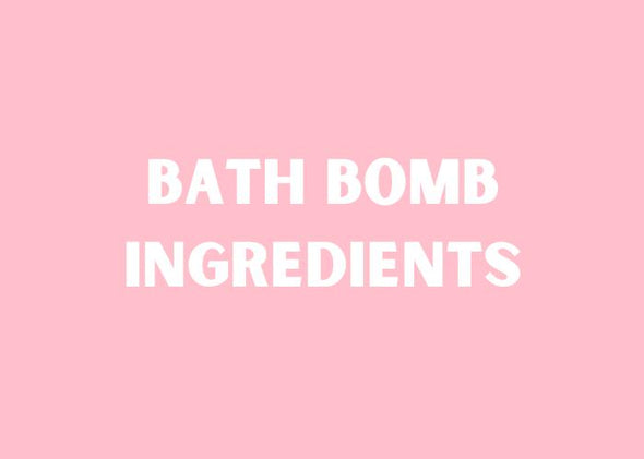 Bath Bomb Ingredients