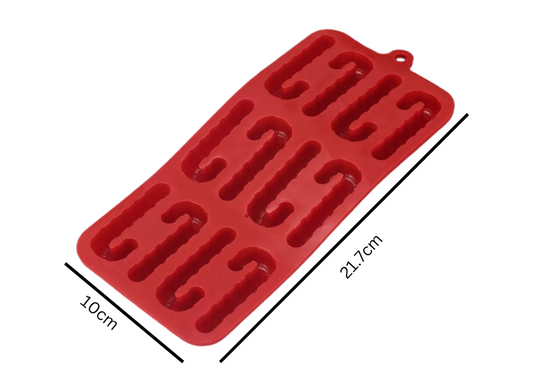 Candy Cane Mold - 12 Cavity