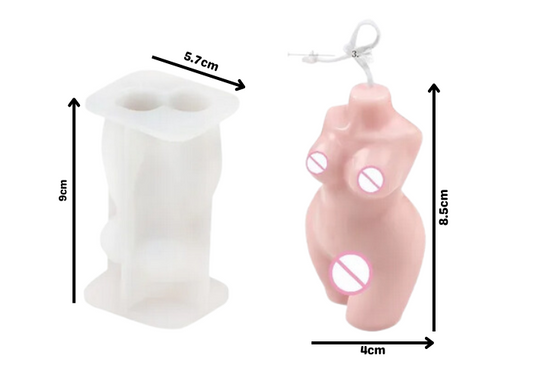 Female Bodice Candle/Soap Mold