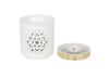 White Mandala Cut Out Oil Burner