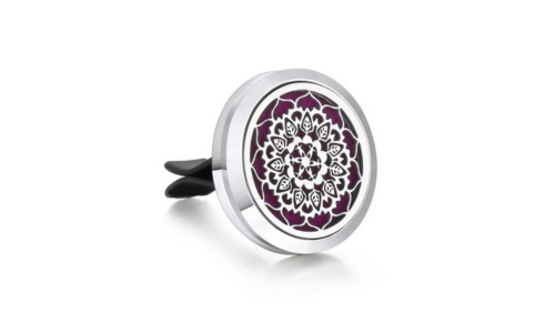 Car Aromatherapy Diffuser / Mandala / Vent Essential Oil Diffuser + 10 Pads