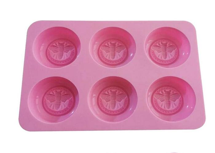 Soap Mold Bee Flying x 6 cavities