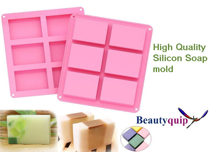 Soap Mold Reusable Rectangle x 6