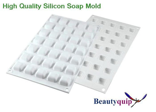 Silicon Mold / 35 Gem Shaped Cavities / Soap Mold / Wax Melts.