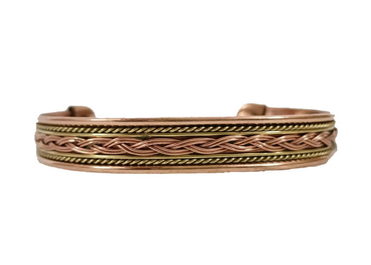 Copper Bracelet - Braided