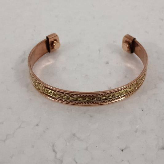 Copper Bracelet - Flower