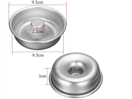 Bath Bomb Mold / Doughnut / Aluminium / 95mm